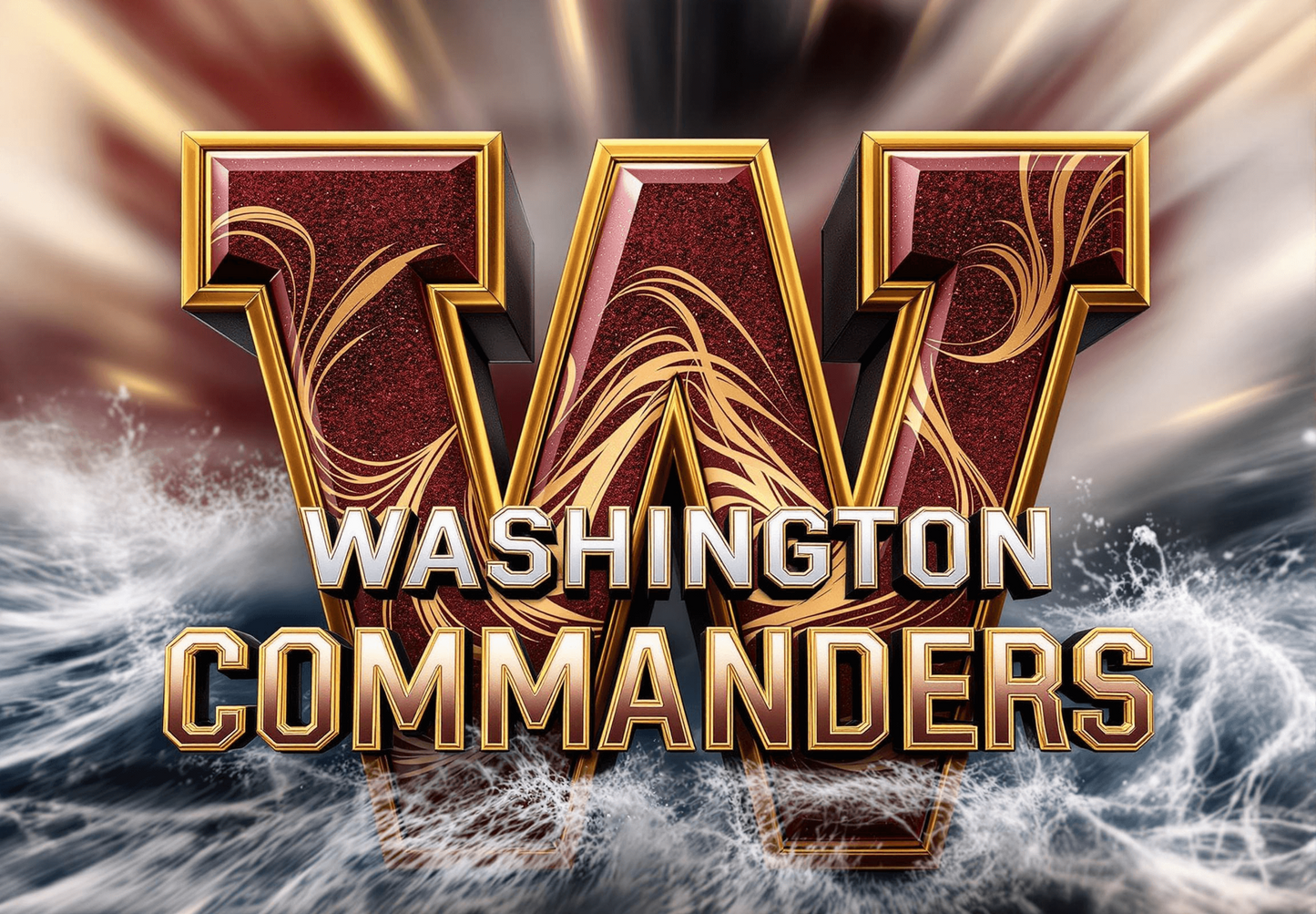 Washington Commanders - 20 oz Skinny Tumbler